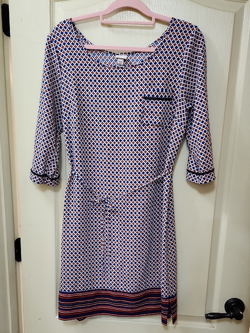 MERONA 3/4 SLEEVE TUNIC DRESS